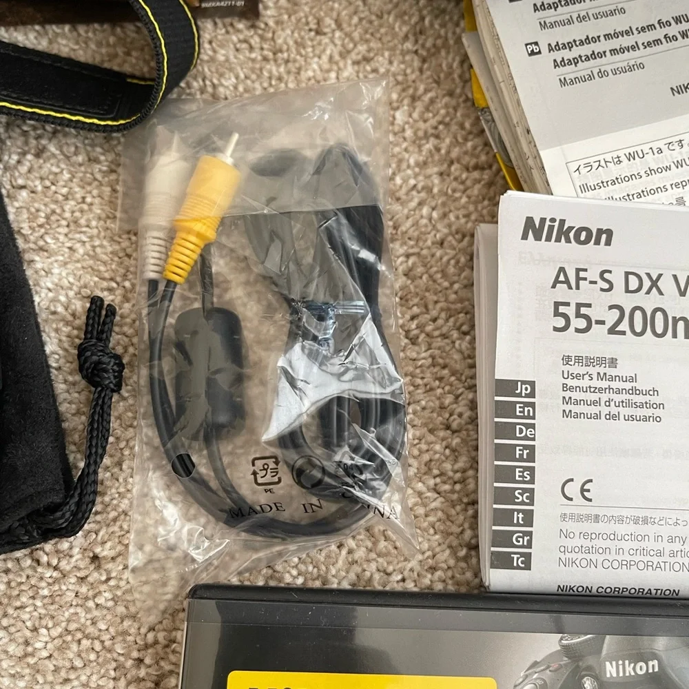 Nikon D3300 Black DSLR Camera with 18-55mm Lens
